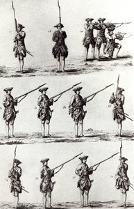 Soldiers with Bayonets by German School
